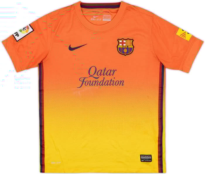 2012-13 Barcelona Away Shirt - 7/10 - (M.Boys)