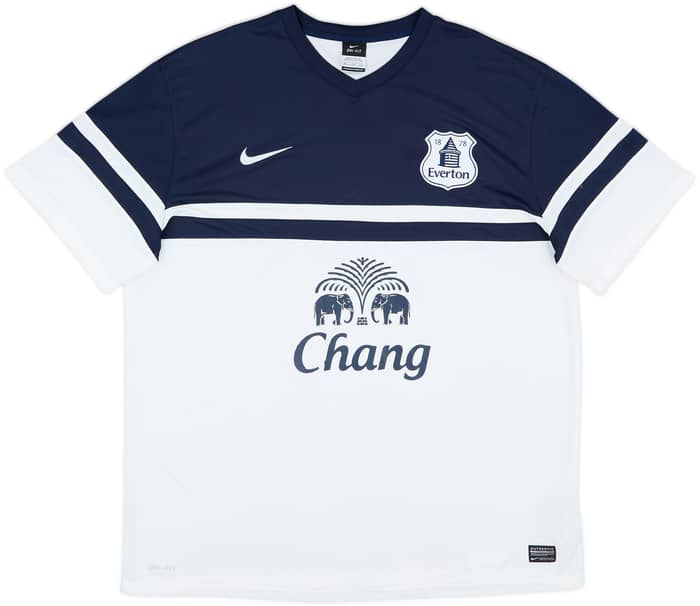 2013-14 Everton Third Shirt Baines #3 - 6/10 - (XXL)