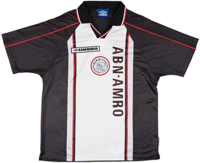 1998-99 Ajax Away Shirt F.De Boer #4 - 8/10 - (L)