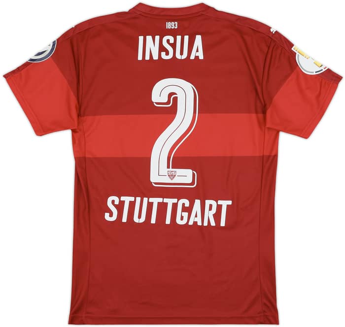 2016-17 Stuttgart Away Shirt Insua #2 - 9/10 - (M)