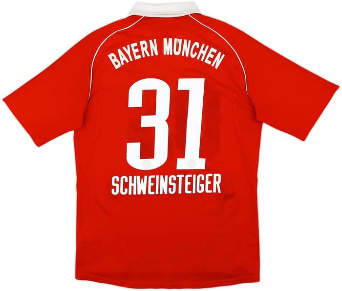 2005-06 Bayern Munich Home Shirt Schweinsteiger #31 - 7/10 - (M)