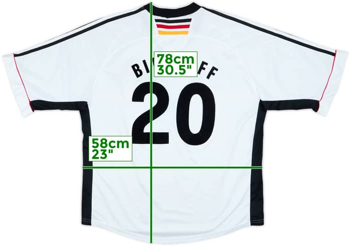 1998-00 Germany Home Shirt Bierhoff #20 - 8/10 - (XL)