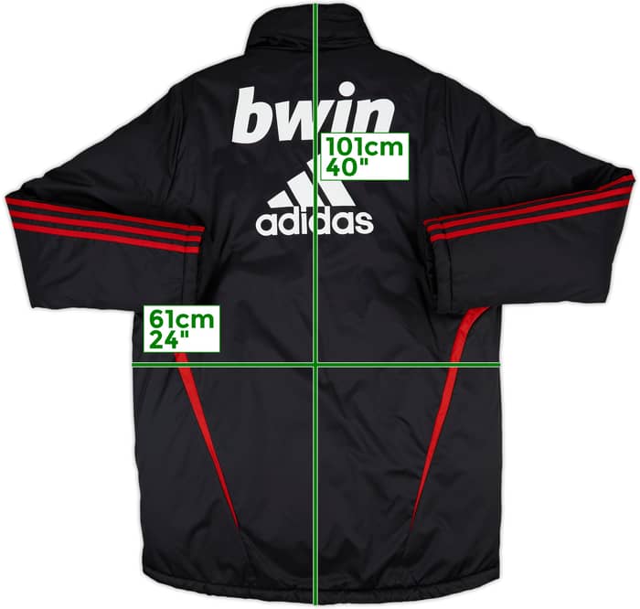 2009-10 AC Milan adidas Padded Bench - 8/10 - (M/L)