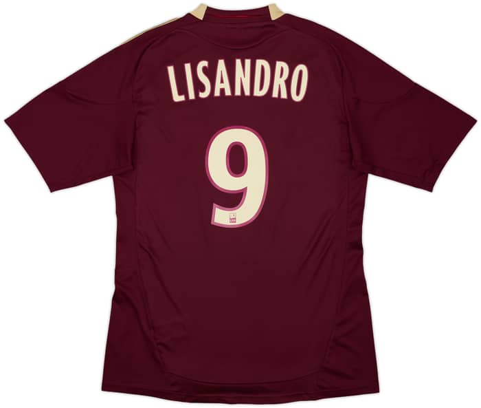 2010-11 Lyon Away Shirt Lisandro #9 - 6/10 - (M)