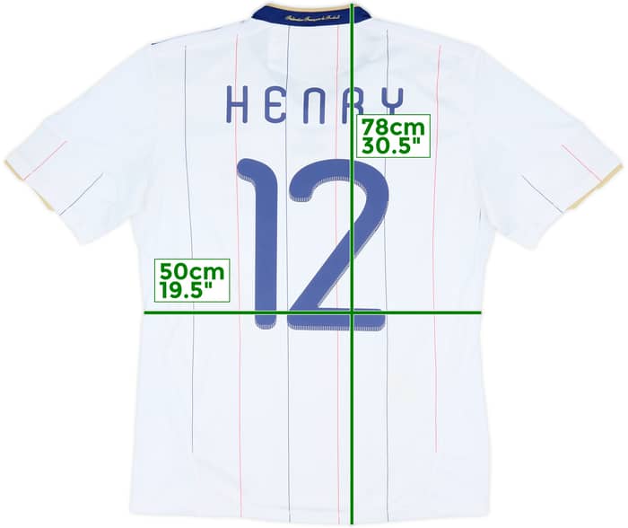 2009-10 France Away Shirt Henry #12 - 7/10 - (M)