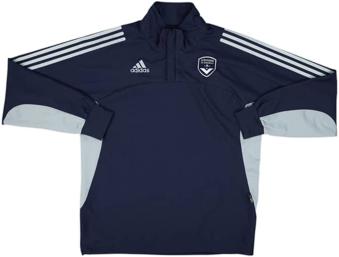 2002-03 Bordeaux adidas 1/4 Zip Drill Top - 8/10 - (S)