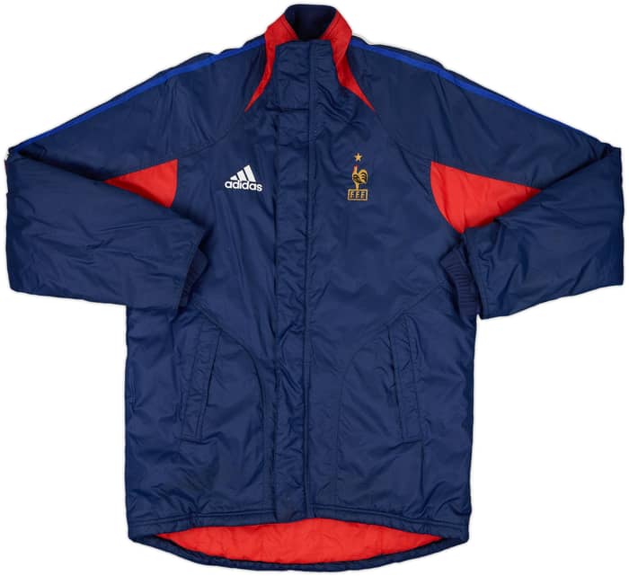 2002-04 France adidas Padded Bench Coat - 6/10 - (XL.Boys)