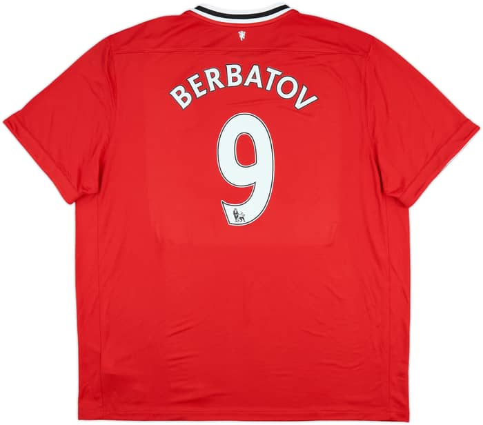 2011-12 Manchester United Home Shirt Berbatov #9 (3XL)