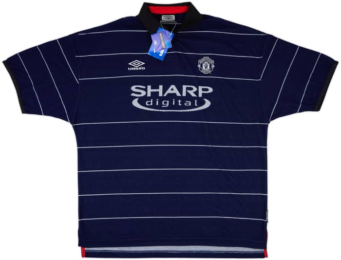 1999-00 Manchester United Away Shirt Scholes #18 (XXL)