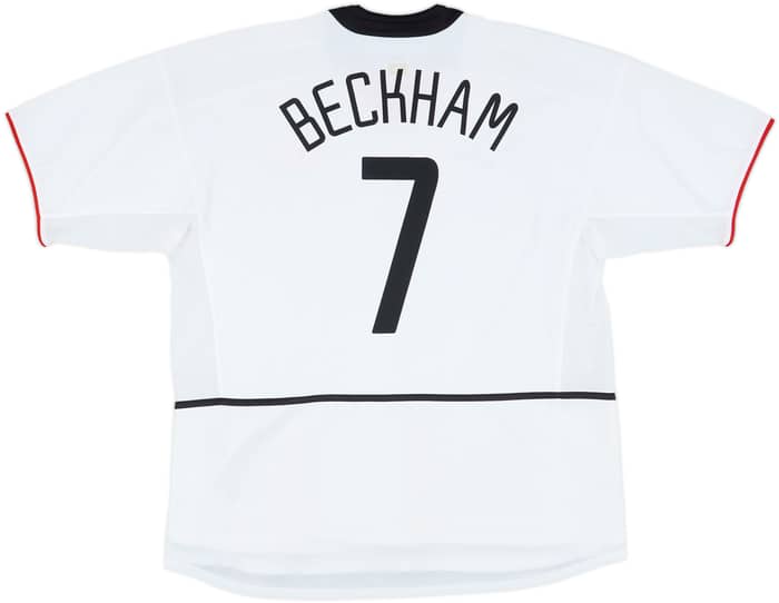 2002-03 Manchester United Away Shirt Beckham #7 (XXL)