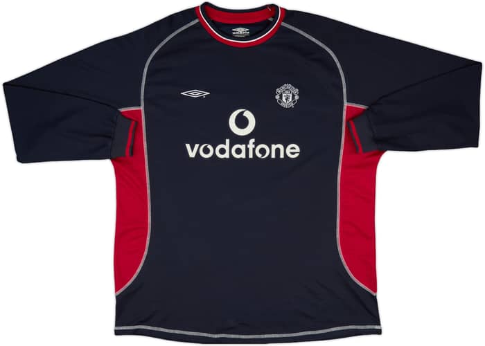 2000-01 Manchester United Third L/S Shirt Beckham #7 - 10/10 - (XXL)