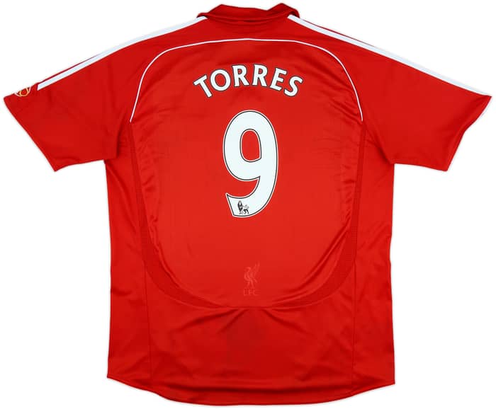 2006-08 Liverpool Home Shirt Torres #9 - 6/10 - (XL)