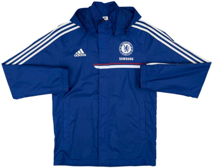 2013-14 Chelsea adidas Hooded Rain Jacket - 9/10 - (S)