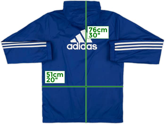 2013-14 Chelsea adidas Hooded Rain Jacket - 9/10 - (S)