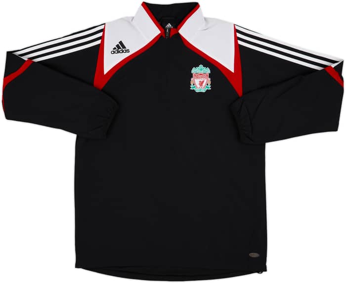 2007-08 Liverpool adidas 1/4 Zip Drill Top - 9/10 - (M/L)