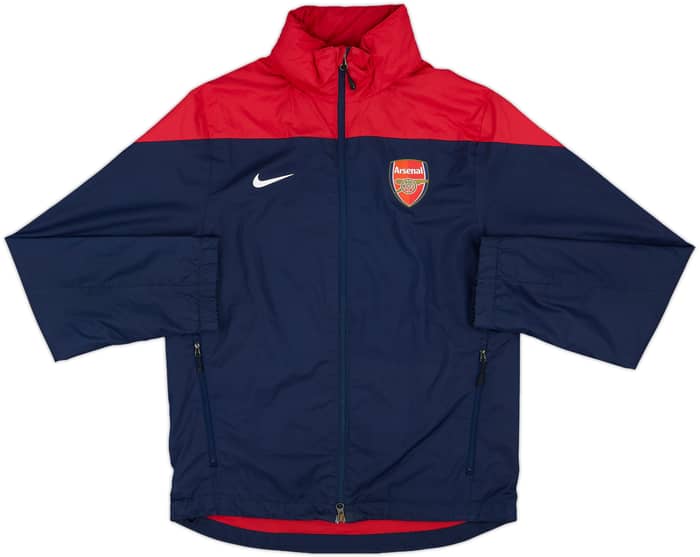 2013-14 Arsenal Nike Hooded Track Jacket - 9/10 - (S)