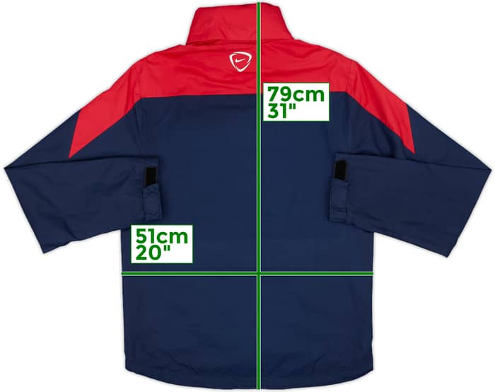 2013-14 Arsenal Nike Hooded Track Jacket - 9/10 - (S)