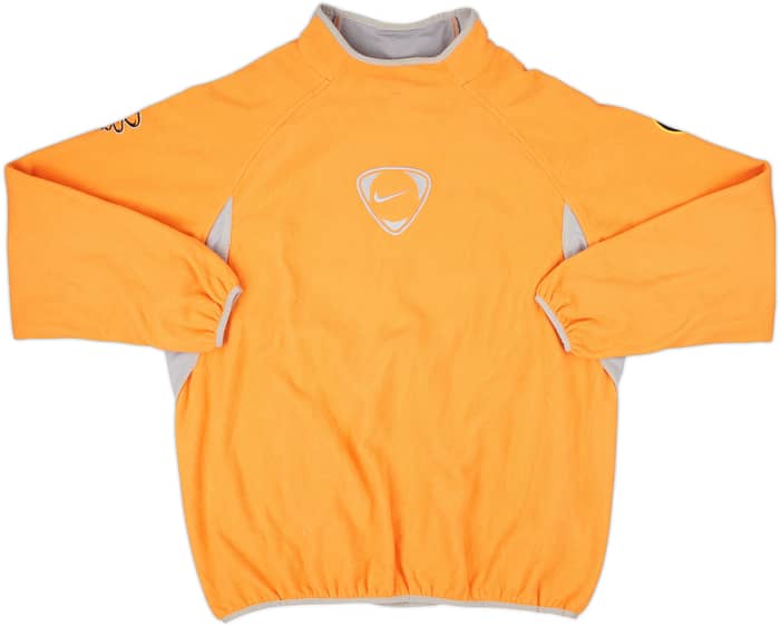 2001-02 Inter Milan Nike Fleece Drill Top - 9/10 - (L)