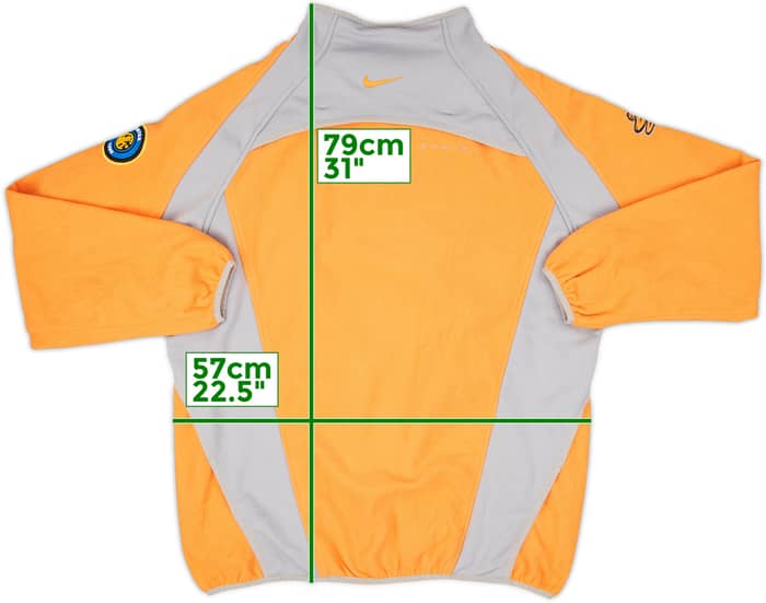 2001-02 Inter Milan Nike Fleece Drill Top - 9/10 - (L)