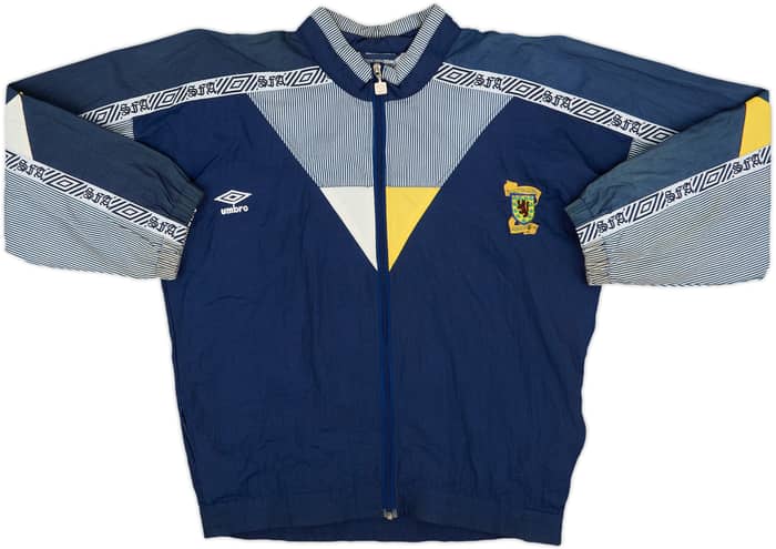1991-92 Scotland Umbro Track Jacket - 6/10 - (M)