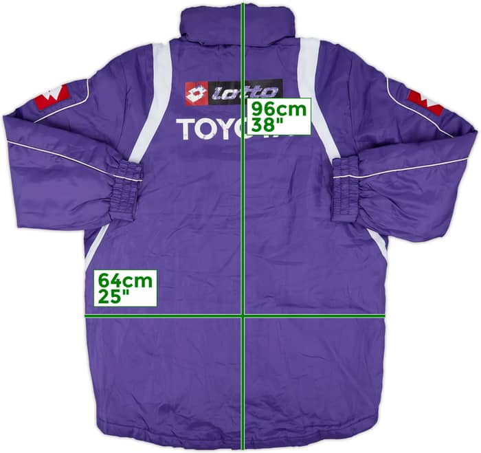2005-07 Fiorentina Lotto Padded Bench Coat - 6/10 - (M)