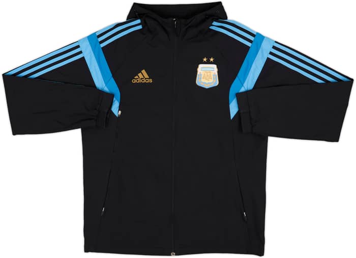 2013-14 Argentina adidas Hooded Track Jacket - 6/10 - (M)
