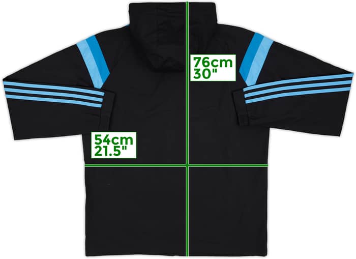 2013-14 Argentina adidas Hooded Track Jacket - 6/10 - (M)