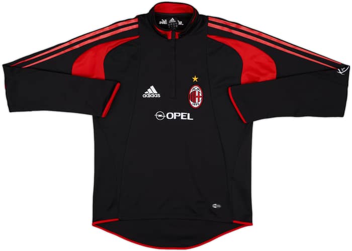 2004-05 AC Milan adidas 1/4 Zip Training Top - 6/10 - (S)
