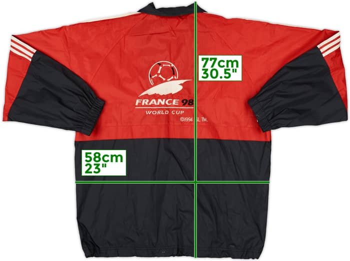 1998 France adidas 'Coupe du Monde' Track Jacket - 7/10 - (M)