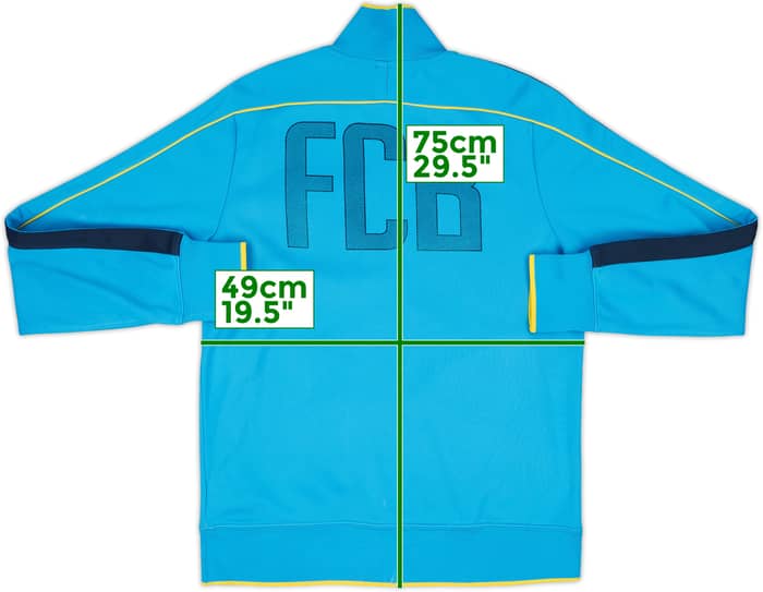 2011-12 Barcelona N98 Nike Track Jacket - 7/10 - (M)