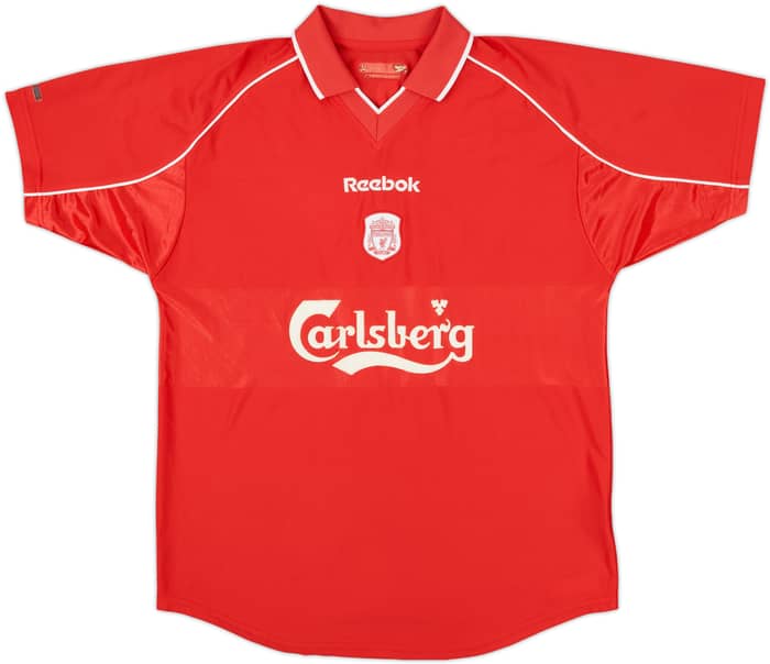 2000-02 Liverpool Home Shirt Gerrard #17 - 6/10 - (L)