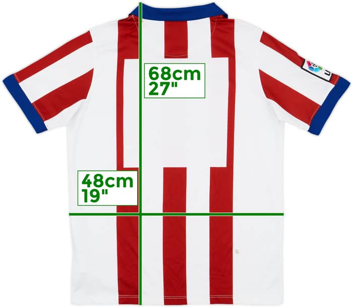 2014-15 Atletico Madrid Home Shirt - 7/10 - (XL.Boys)