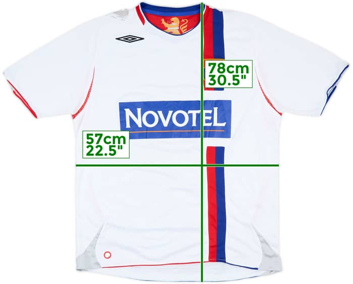 2006-07 Lyon Home Shirt - 5/10 - (XL)