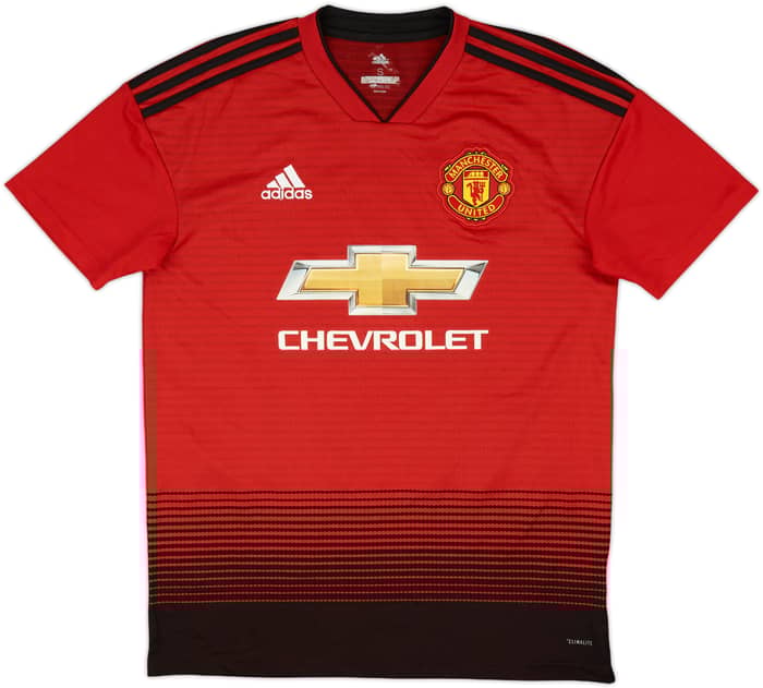 2018-19 Manchester United Home Shirt Pogba #6 - 7/10 - (S)
