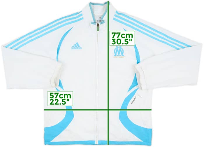 2006-07 Olympique Marseille adidas Track Jacket - 5/10 - (M/L)