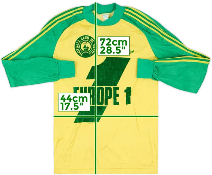 1978-79 Nantes Match Issue Home L/S Shirt #5