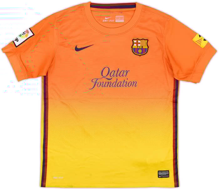 2012-13 Barcelona Away Shirt - 8/10 - (L.Boys)