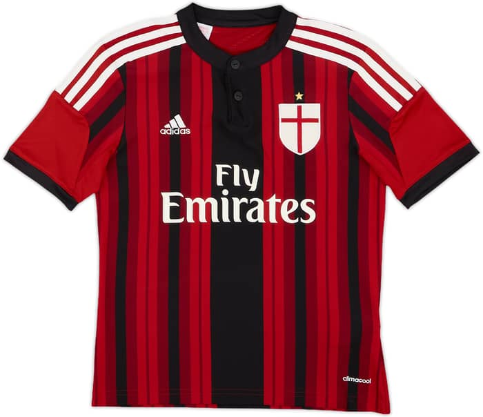2014-15 AC Milan Home Shirt - 8/10 - (M.Boys)