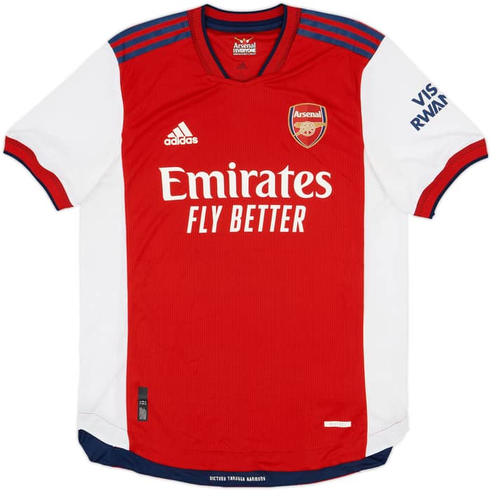 2021-22 Arsenal Authentic Home Shirt Saka #7 - 8/10 - (L)