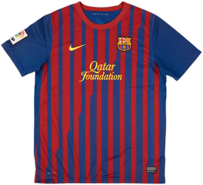 2011-12 Barcelona Home Shirt - 6/10 - (XL.Boys)