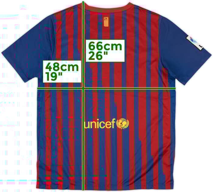 2011-12 Barcelona Home Shirt - 6/10 - (XL.Boys)