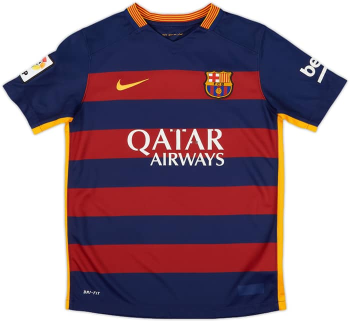 2015-16 Barcelona Home Shirt - 5/10 - (M.Boys)
