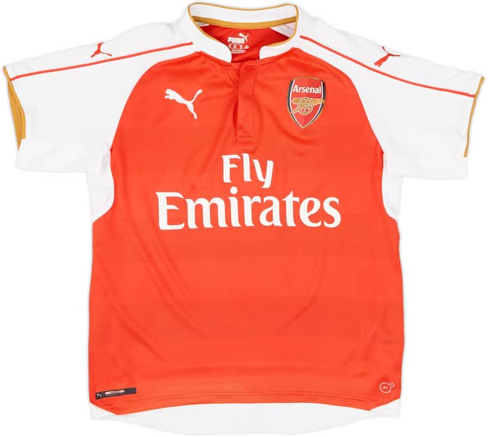 2015-16 Arsenal Home Shirt - 7/10 - (XL.Boys)