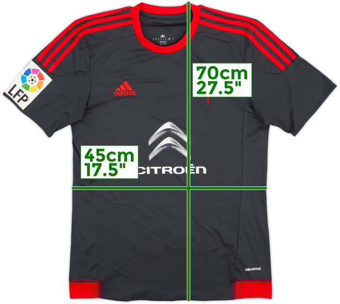 2015-16 Celta Vigo Away Shirt - 8/10 - (S)