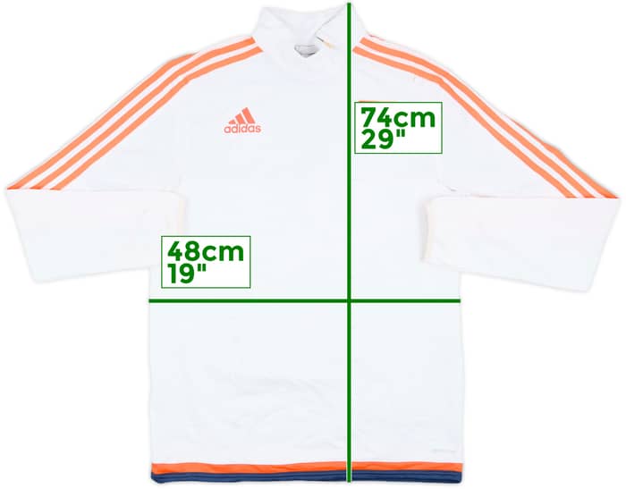 2015-16 Lyon adidas 1/4 Zip Drill Top - 6/10 - (S)