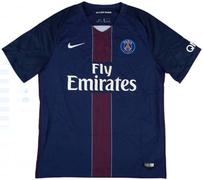2016-17 Paris Saint-Germain Home Shirt Cavani #9 - 5/10 - (L)