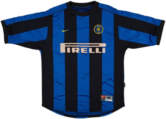 1999-00 Inter Milan Home Shirt Ronaldo #9 - 6/10 - (M)