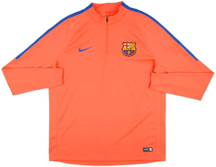 2016-17 Barcelona Nike 1/4 Zip Drill Top - 5/10 - (XL)