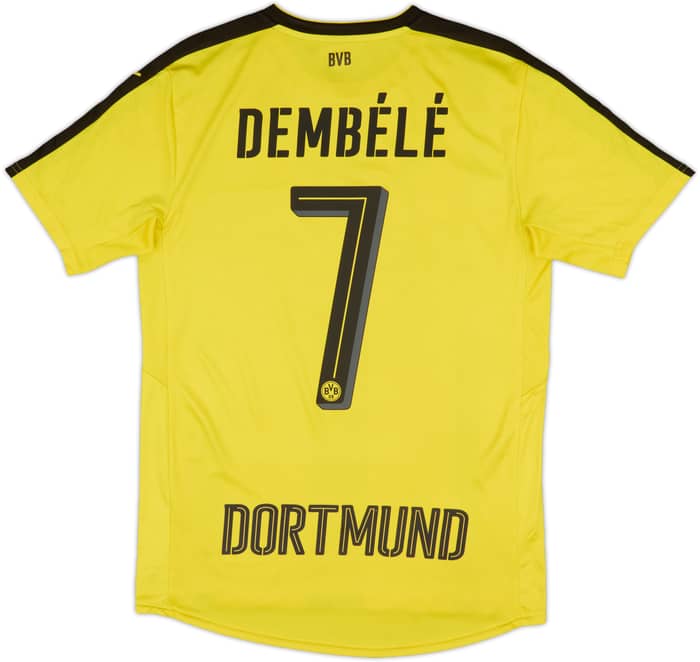 2016-17 Borussia Dortmund Home Shirt Dembele #7 - 7/10 - (S)