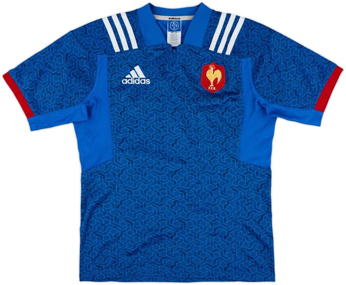 2017 France Rugby Home Shirt - 9/10 - (L)